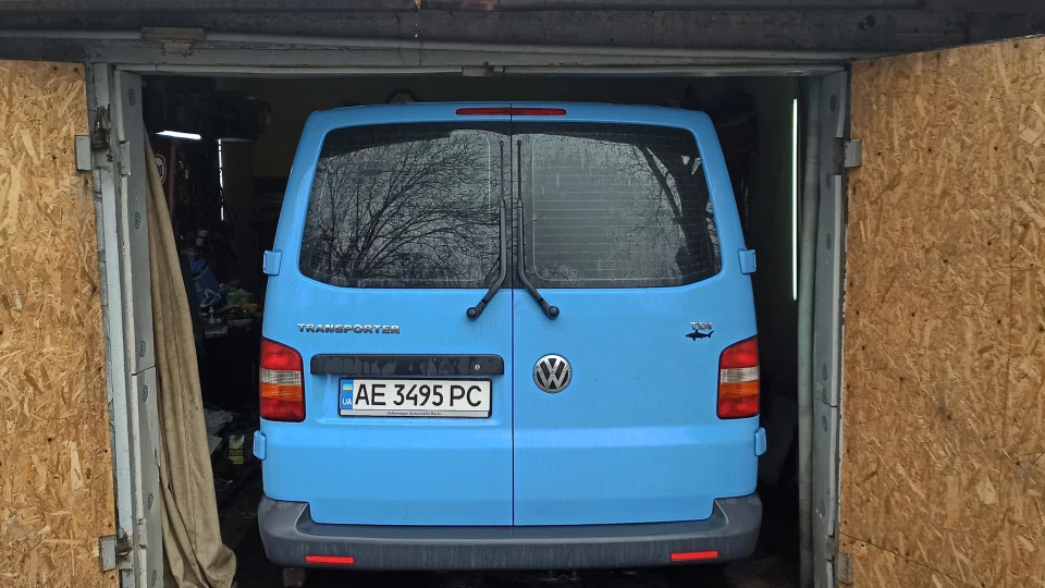 Volkswagen Transporter Цвет Небесное сяйво 4