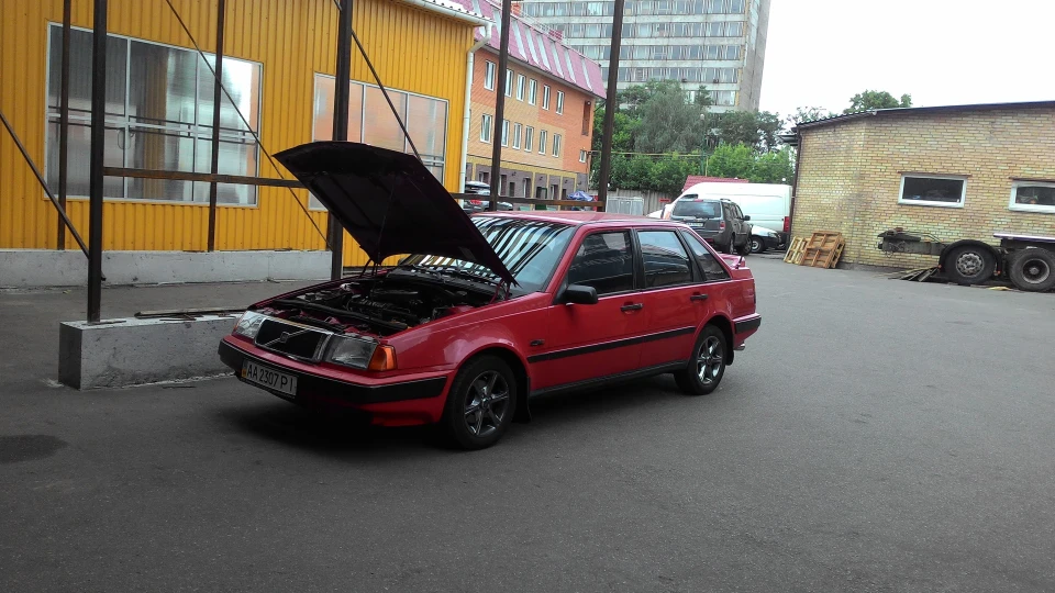Volvo 440 VolWish. Crash test 4