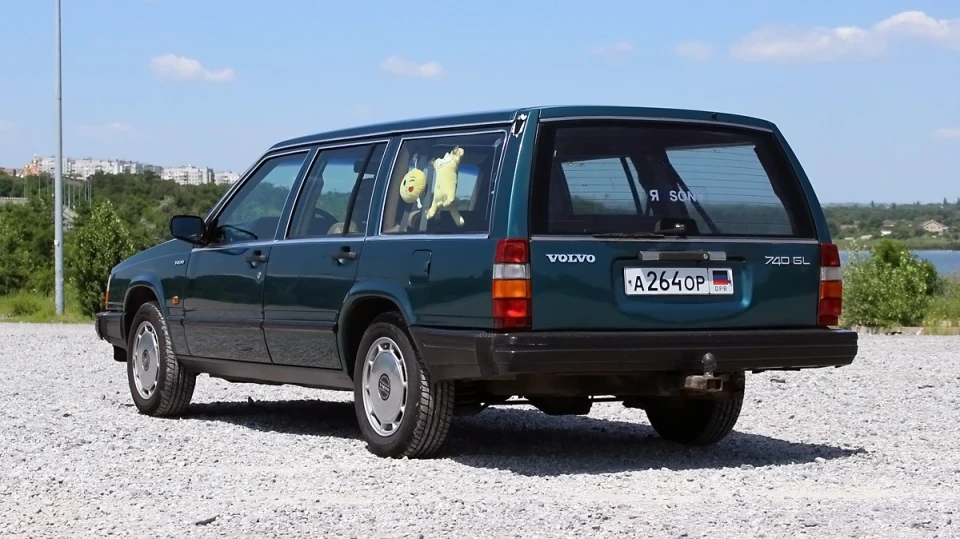 Volvo 740 Зелений крокодил. 2