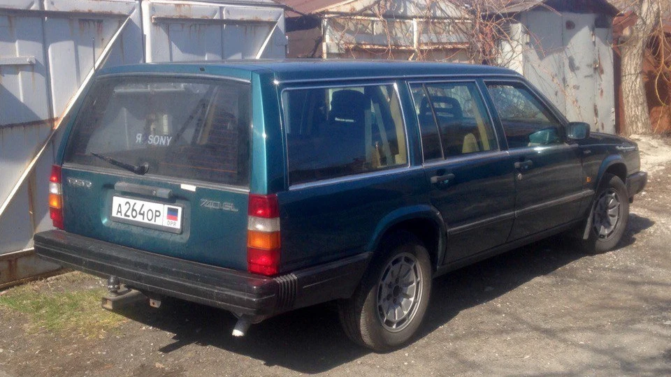 Volvo 740 Зелений крокодил. 4