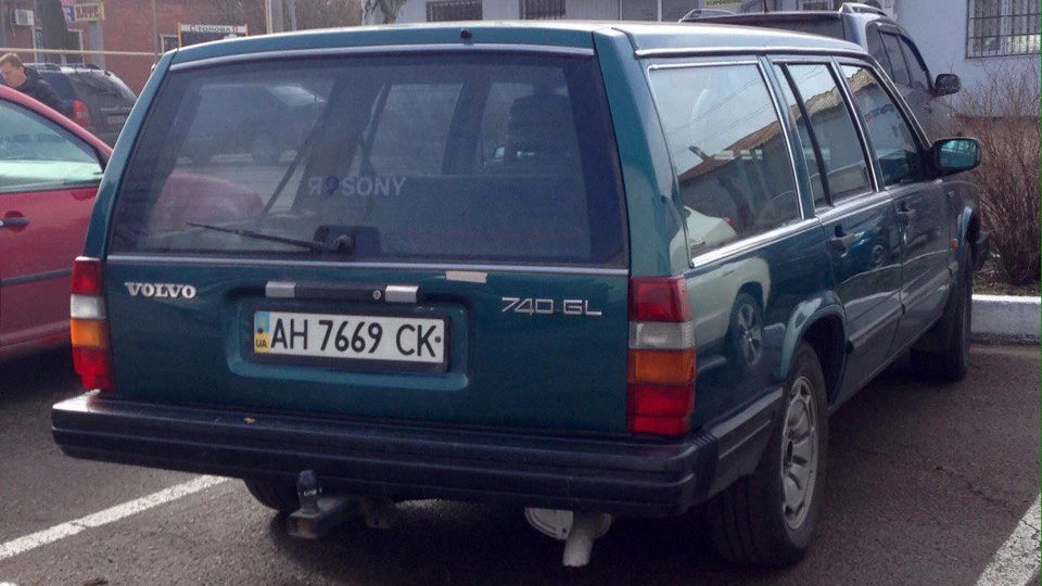 Volvo 740 Зелений крокодил. 5
