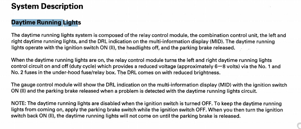 Як обдурити Acura MDX DRL 4
