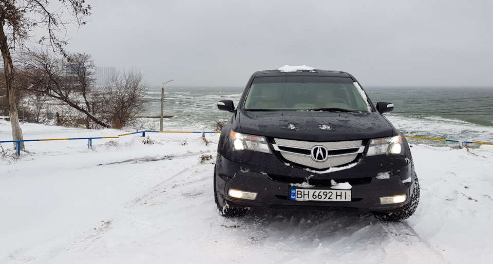 Дочекався таки снігу 1