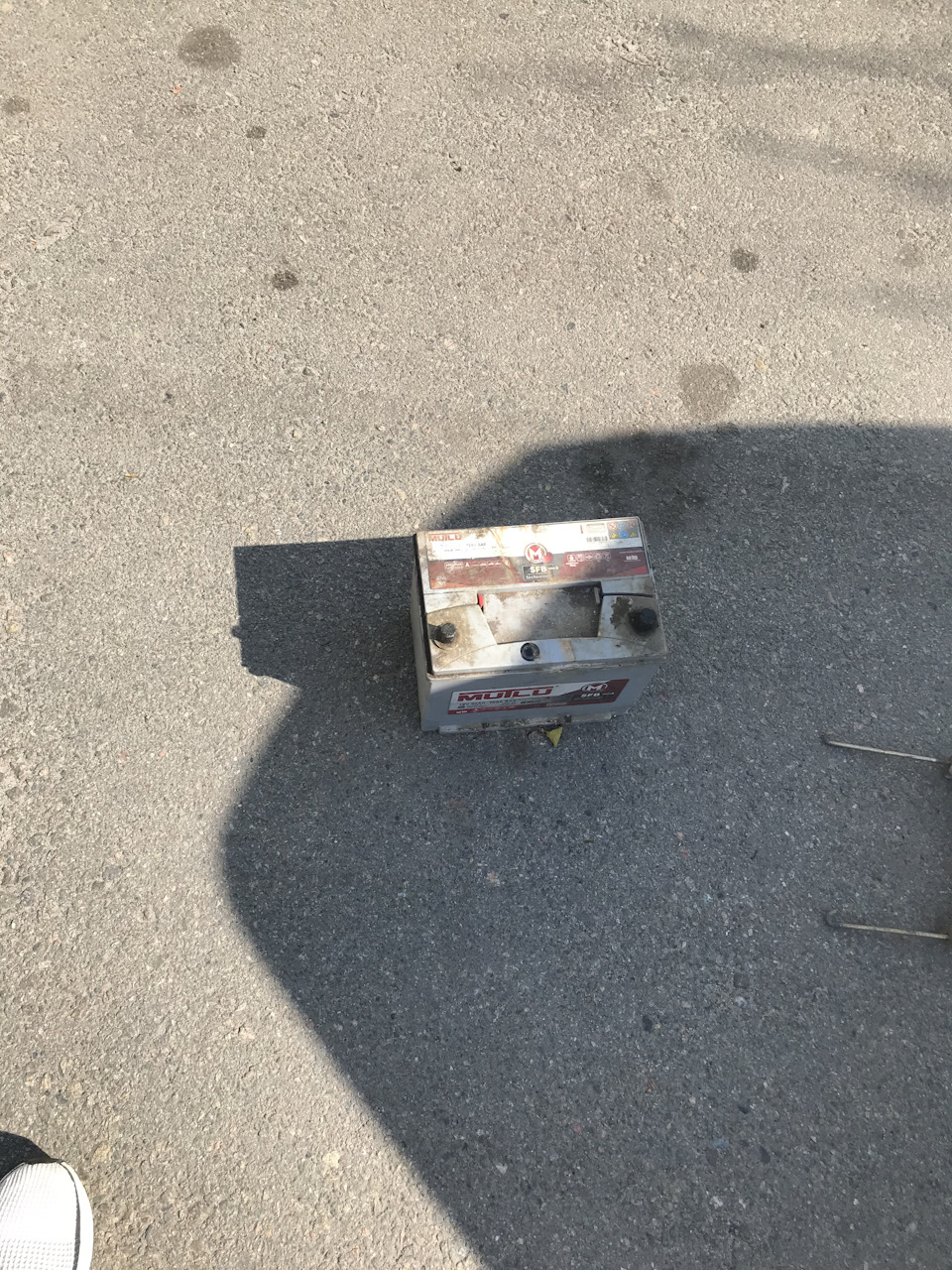 Заміна АКБ, Повісив подіум. 1