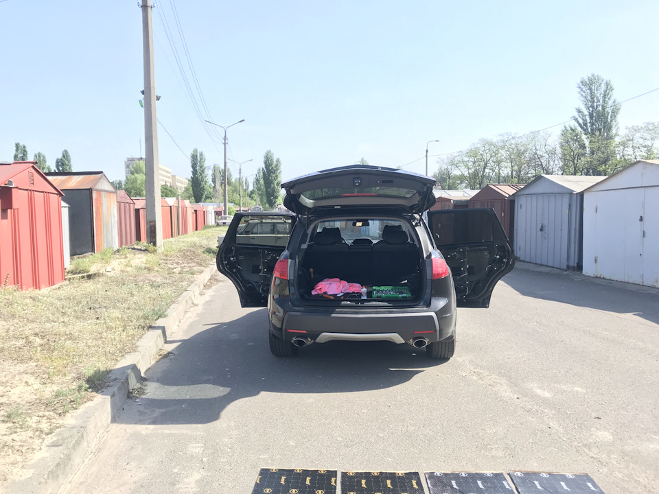 Вібро шумоізоляція задніх дверей 3