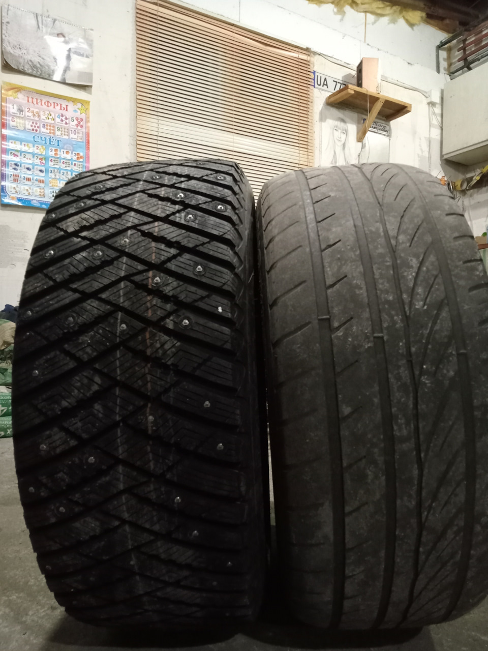 Прийшли зимові черевики, Goodyear UltraGrip Ice Arctic SUV 255/50 R19 111T XL FP (шип) 1