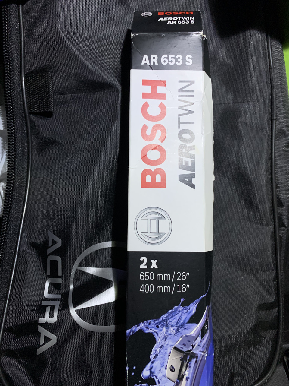 Щітки склоочисника («двірники») Acura TLX. 650мм/400мм 1