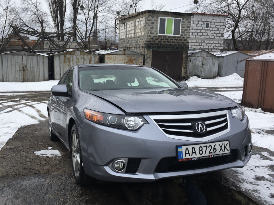 Установка LED ламп головного світла / дальній / габарит 1