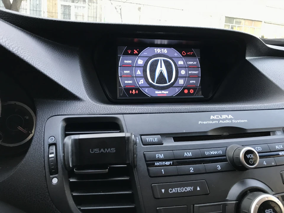 Apple CarPlay / Android Auto в Honda Accord VIII та Acura TSX