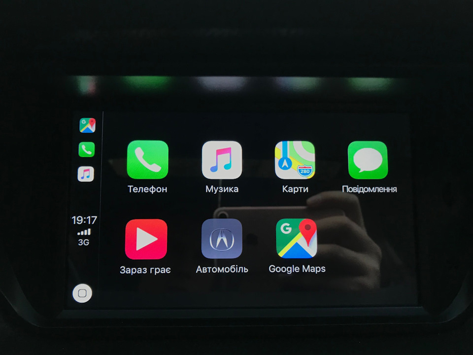 Apple CarPlay / Android Auto в Honda Accord VIII та Acura TSX 2