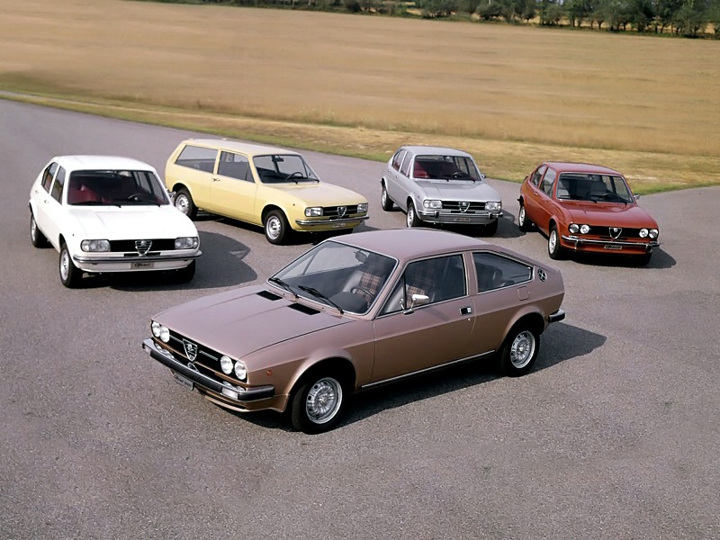 Все сімейство Alfasud 1