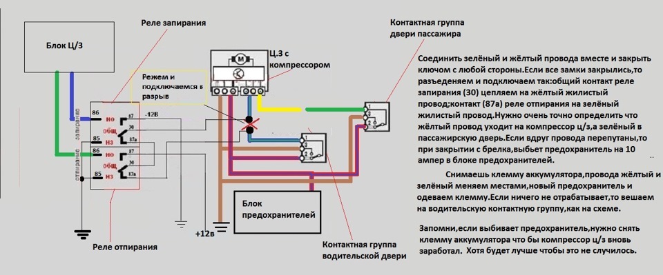 Воскрешаємо роботу ЦЗ від брелока 1