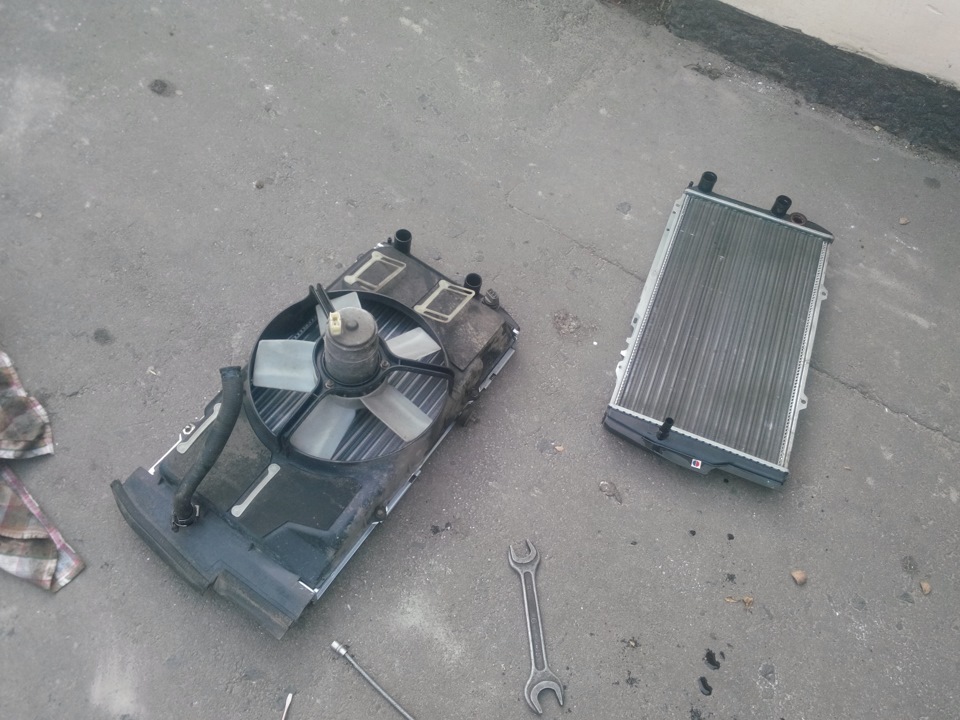 Чергова заміна основного радіатора. 3