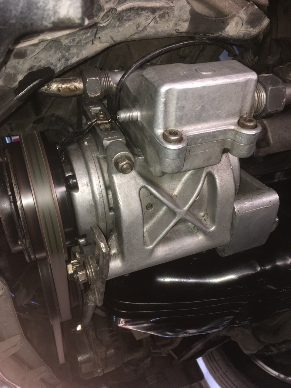 ТО та заправка компресора кондиціонера denso 10p17c 1