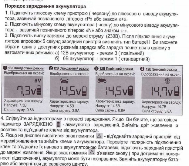 Зарядний пристрій AGM Auto Welle AW05-1204 2