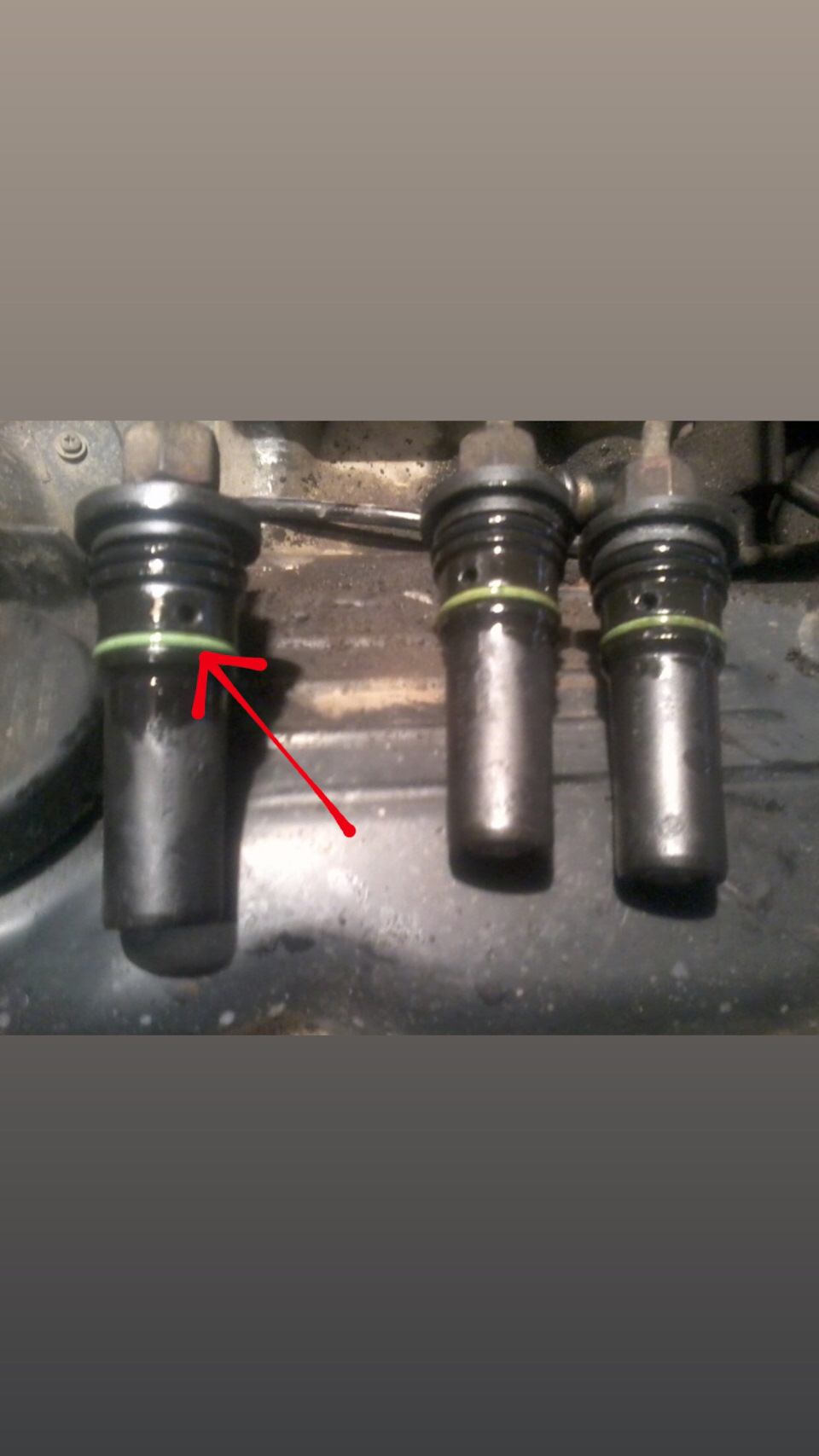 Help! Кільця ущільнювачів колодязів форсунок 1