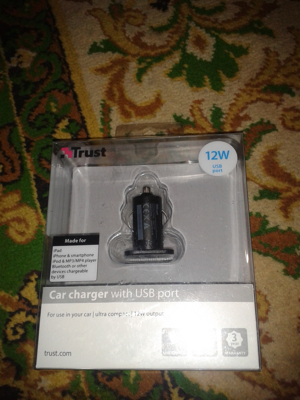 USB зарядка! 5