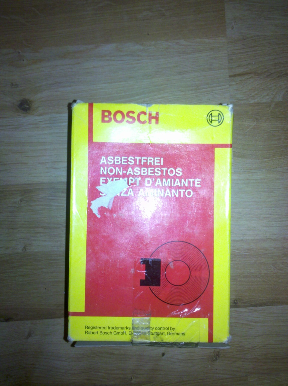 за маленьку скупаю добро =))) прикупив гальмівні колодки фірми BOSCH 4
