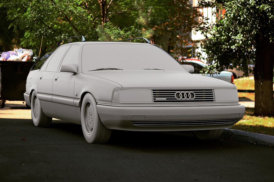 3D Audi 200 20v 4