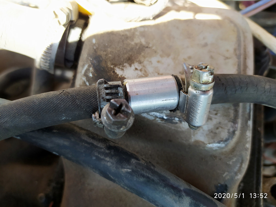 Відновив індикатор повітряної заслінки та встановив клапан на обратку від карба 3