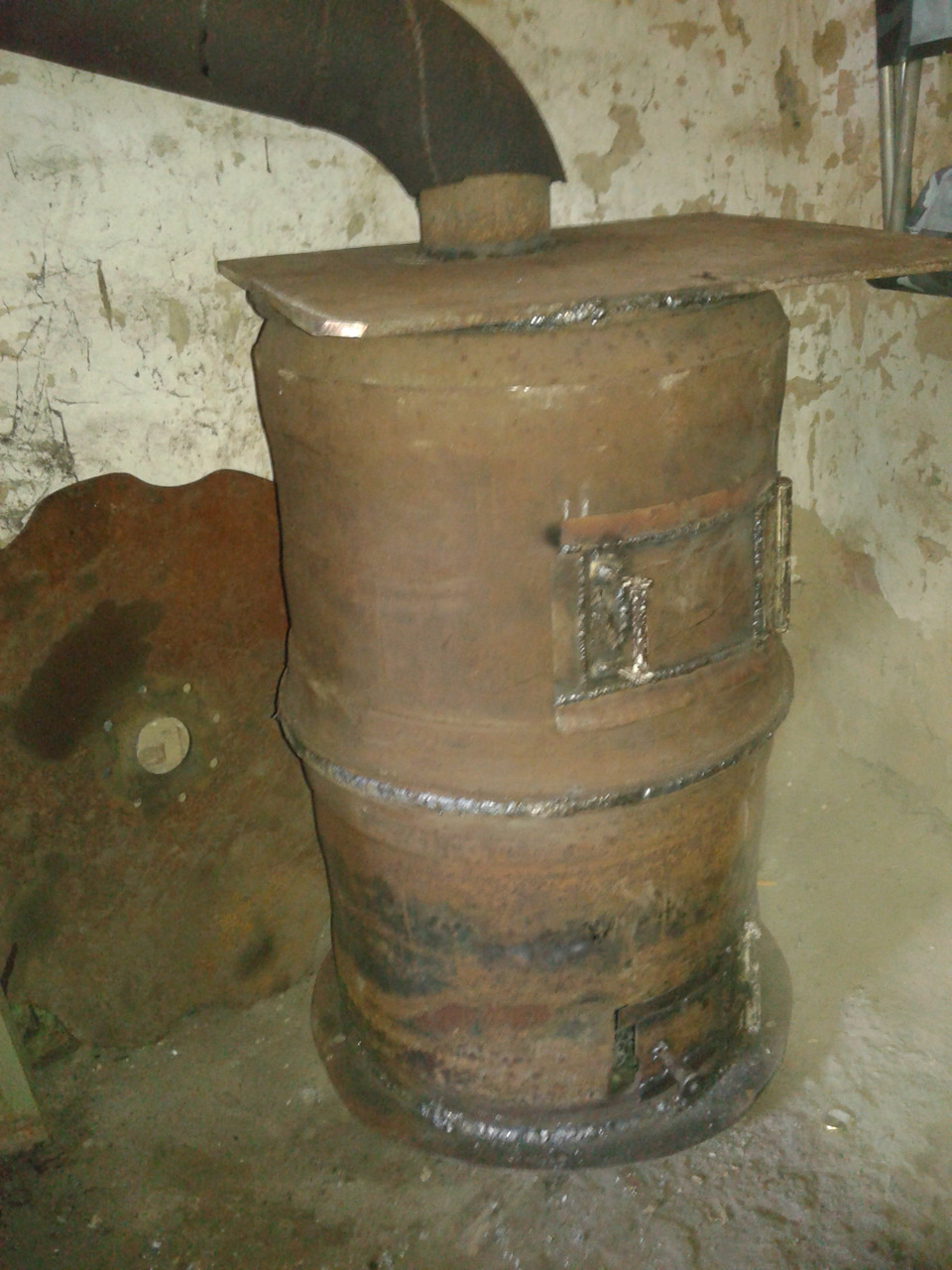 Нова пічка в гараж. 2