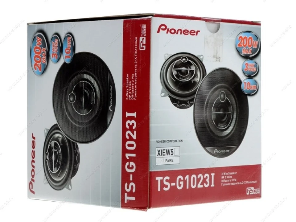 Встановив Pioneer TS-G1023i замість штатних