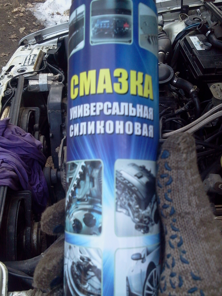 Чистка регулятора холостого ходу (РХХ), заміна гофри 2