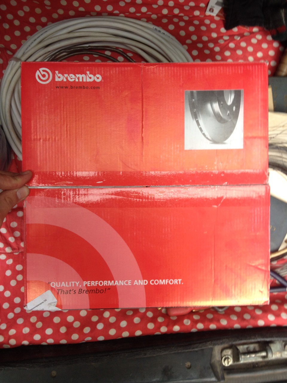 Заміна гальмівних дисків на Brembo 1