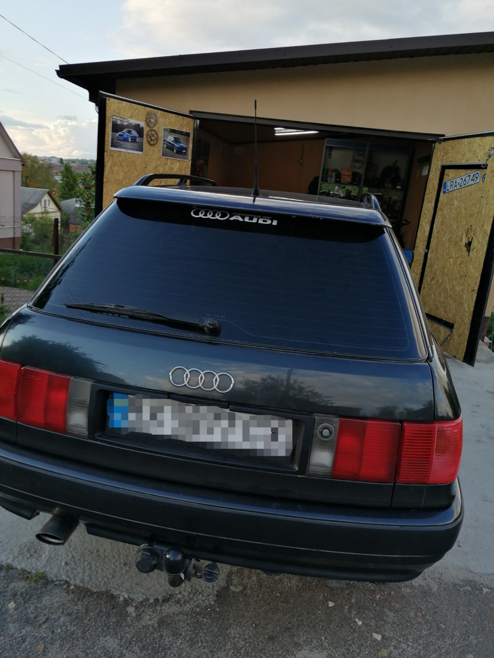 Спойлер на audi 80 b4 avant 5