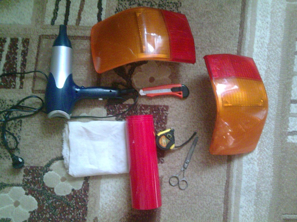 Тонування заднього ліхтаря з покажчиком повороту 3