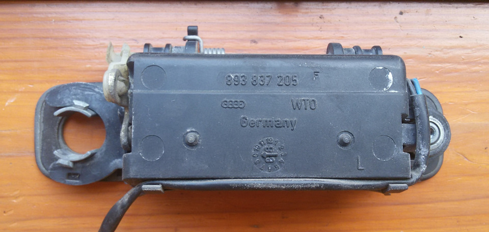 Ніштяки - Оригінальні запчастини на Audi 80 b3: Частина № 4 - Підігрів личинки замку. Ч1 3