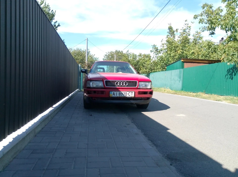 бампер audi coupe