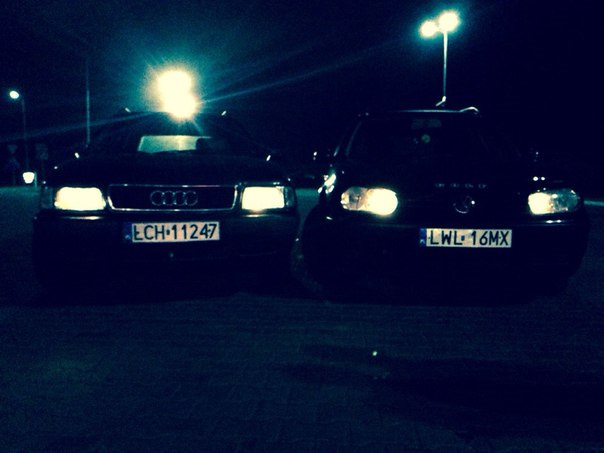 покатушки audi 80 b4 1.9tdi and vw golf 4 1.9tdi 1