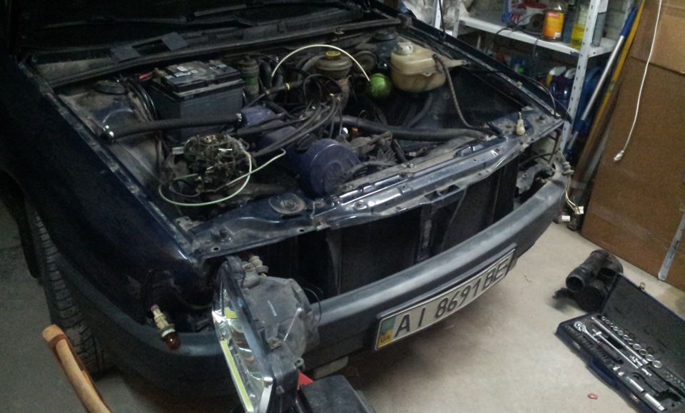 Лінзи Mitsumi G5 на Audi 80 3