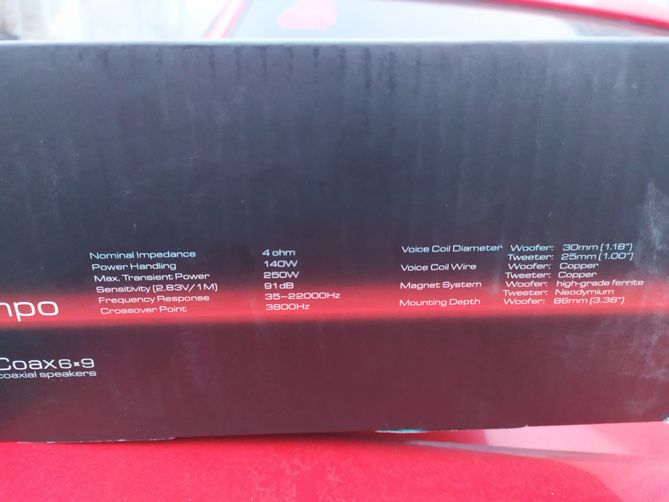 Morel Tempo Coax 6x9 3