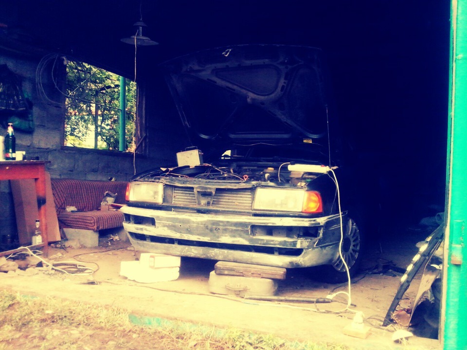 Ремонт бампера Audi 80 Cupe 1