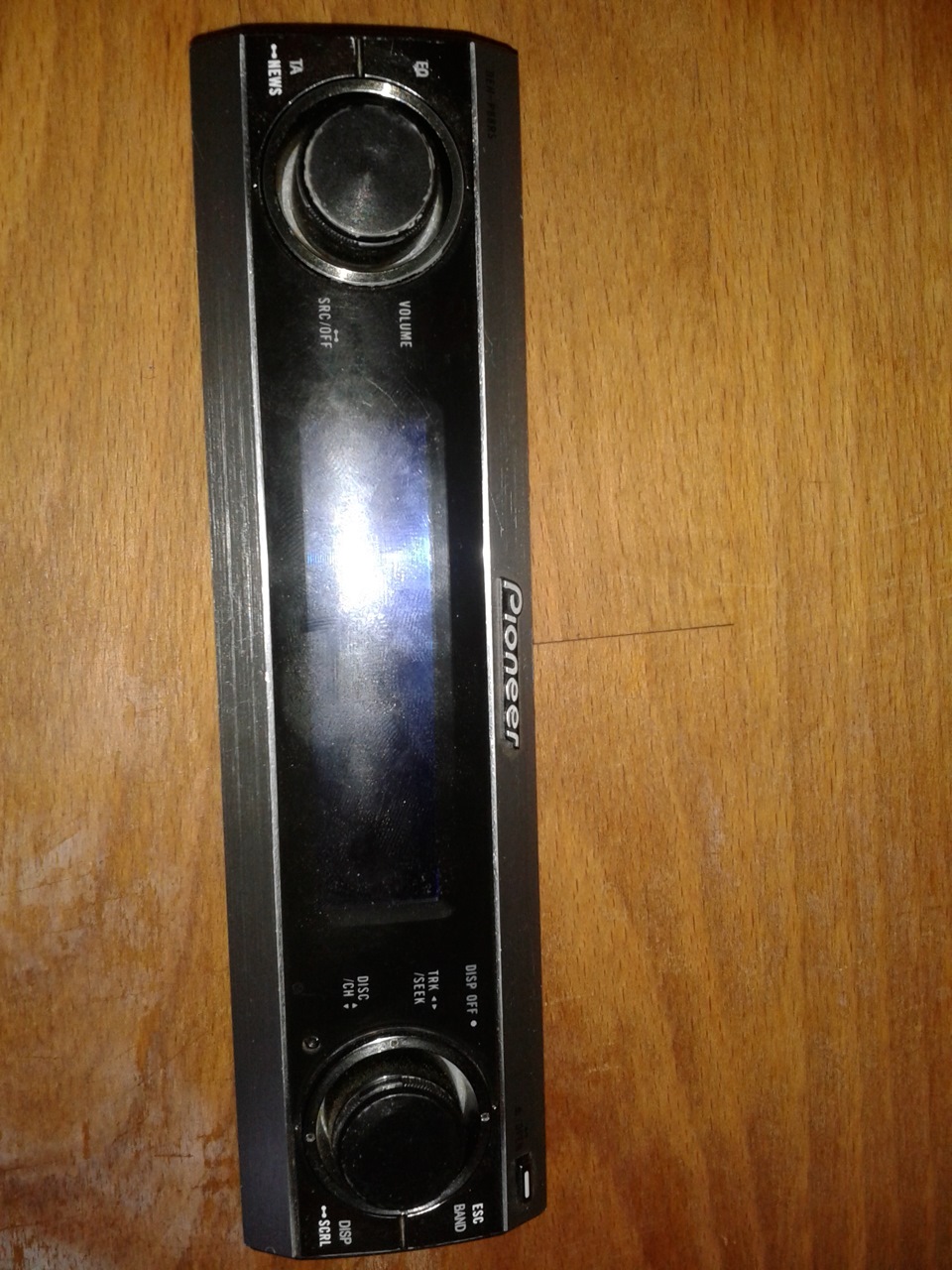 Пересвіт панелі Pioneer 88rs в червоний 1