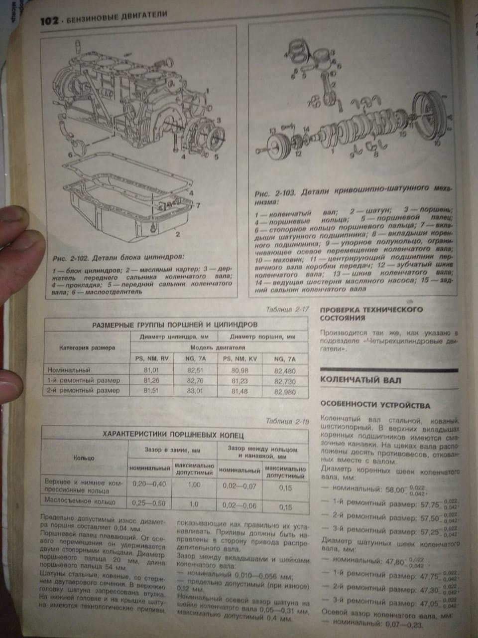 Мат.частина 5-циліндрові мотори 5