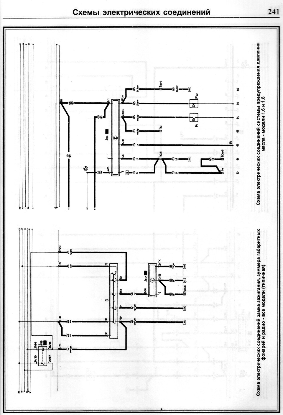 Електричні схеми Ауді 80/90 та Купе 1