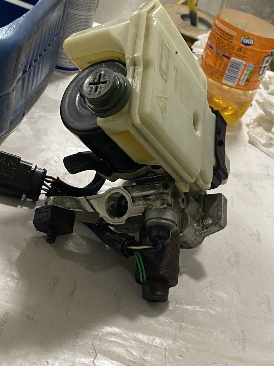 Люфтит робот коробки ds085 Audi A2 6n0 142060, гідроблок, ремонт. ЧАСТИНА3 3