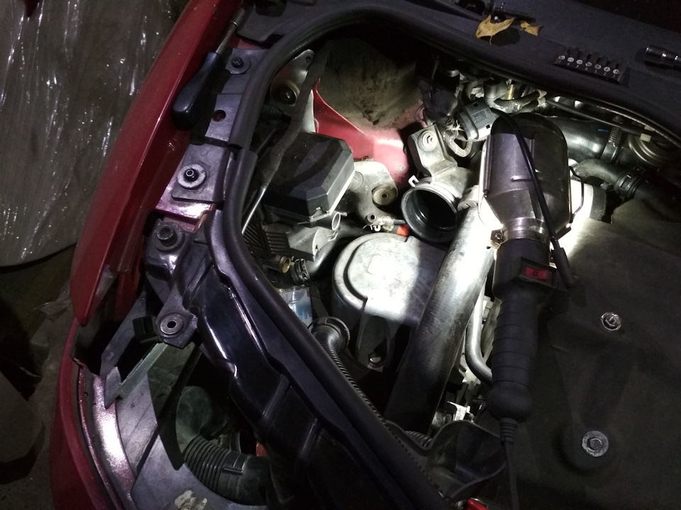 Audi A2 AMF. Зняти Webasto ThermoTop та чищення пальника 2