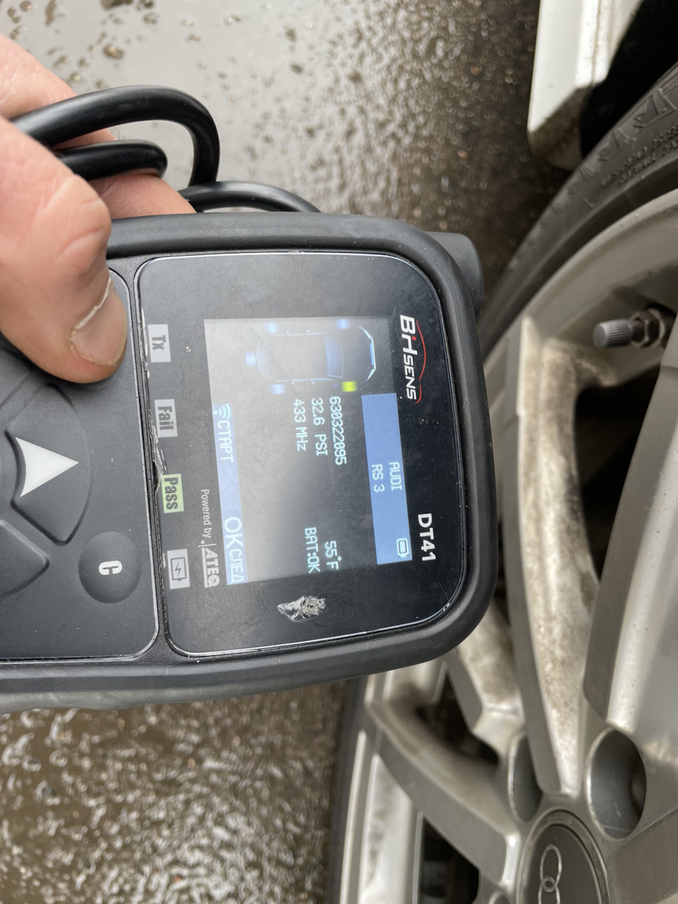 Бракований датчик TPMS 4