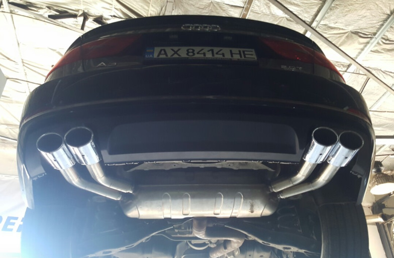 Вихлоп від Golf 7R та Revo Stage 1 5