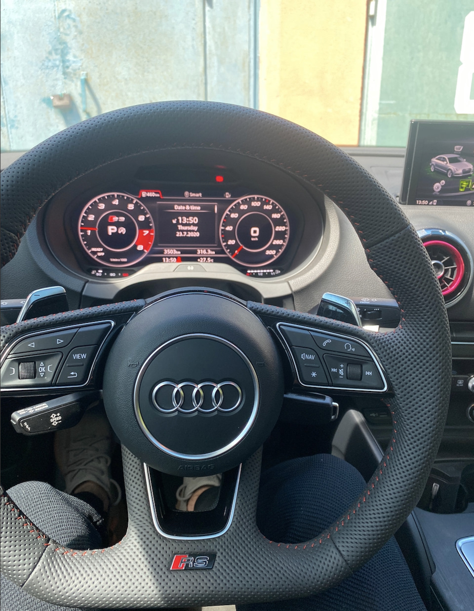 Встановлення virtual cockpit та керма rs3 1