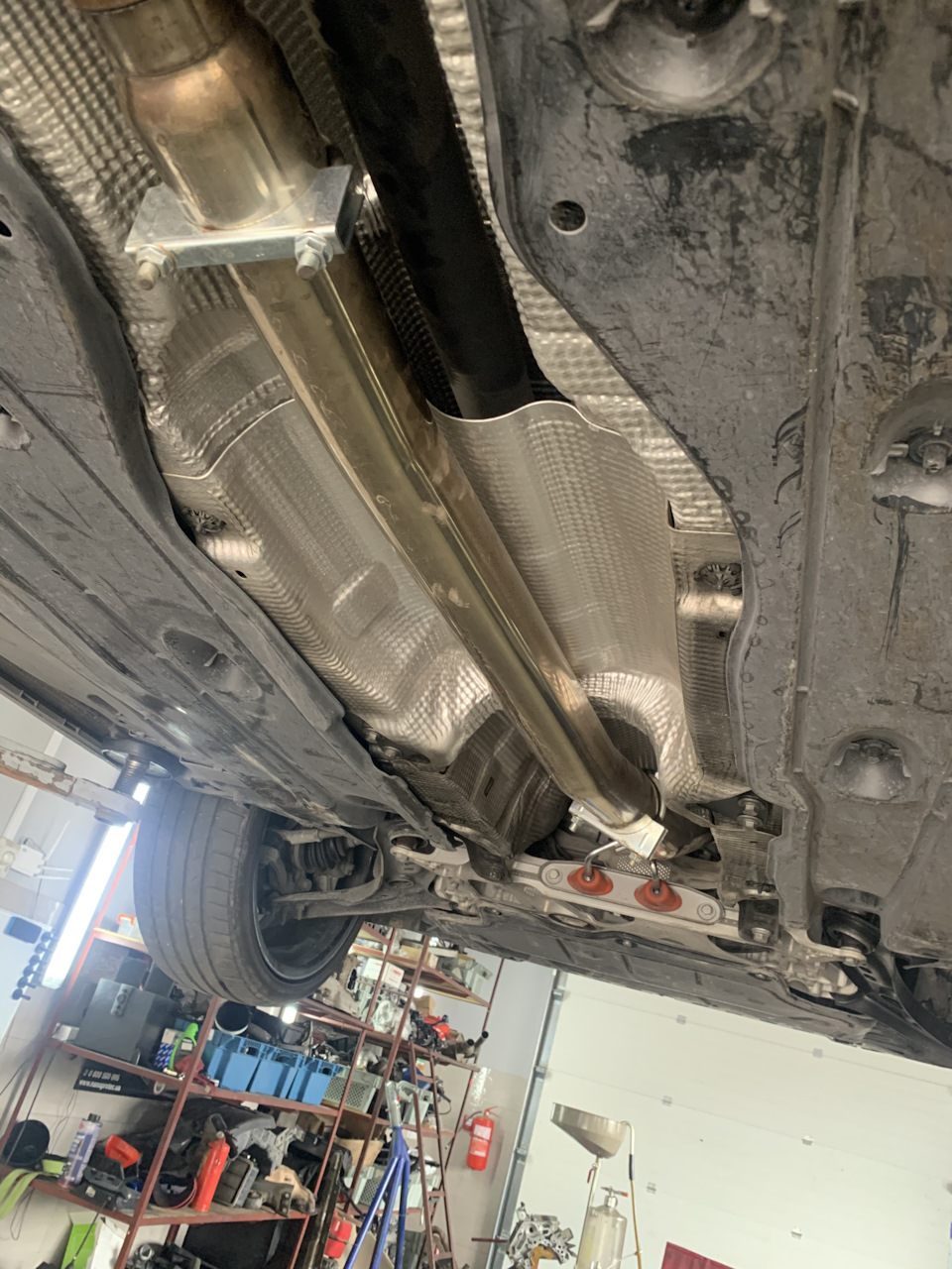 Cat backs від Audi TTS, downpipes 3