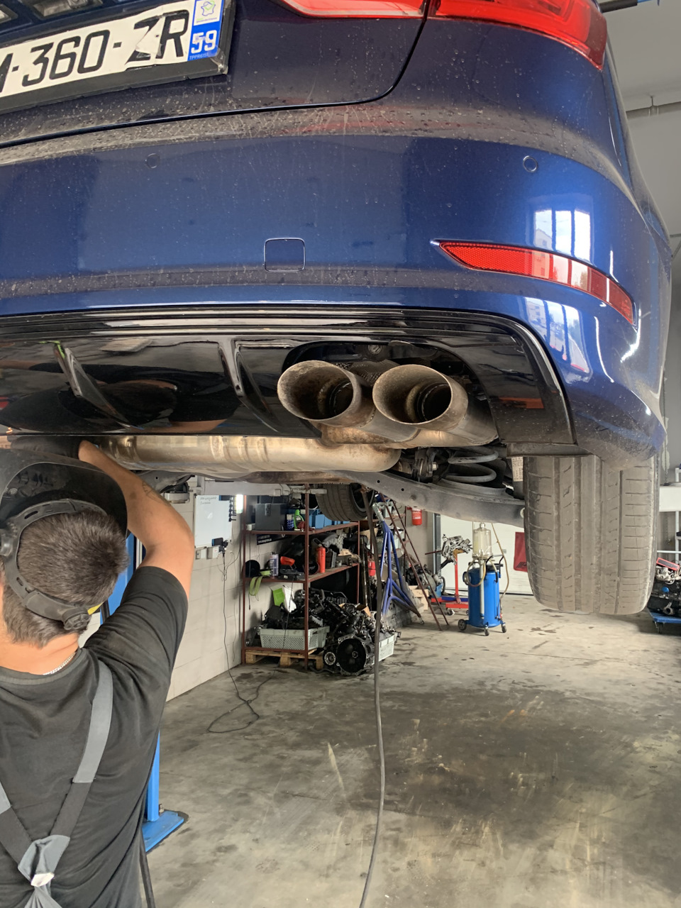 Cat backs від Audi TTS, downpipes 4