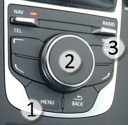 Активація непрямого датчика тиску в шинах (TPMS) 1