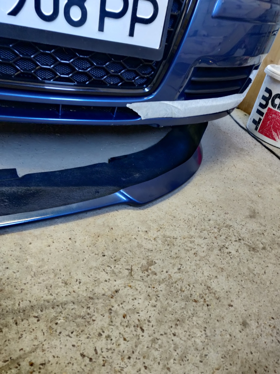 Фарбування та встановлення губи 4