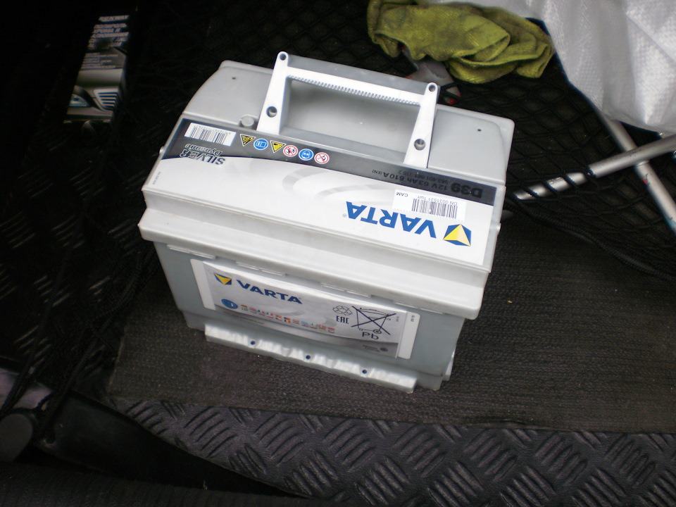 Заміна акумулятора на VARTA Silver Dynamic D39 3