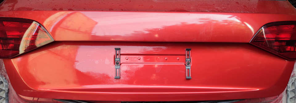 PLATE HOLDER або безкаркасна номерна рамка 3